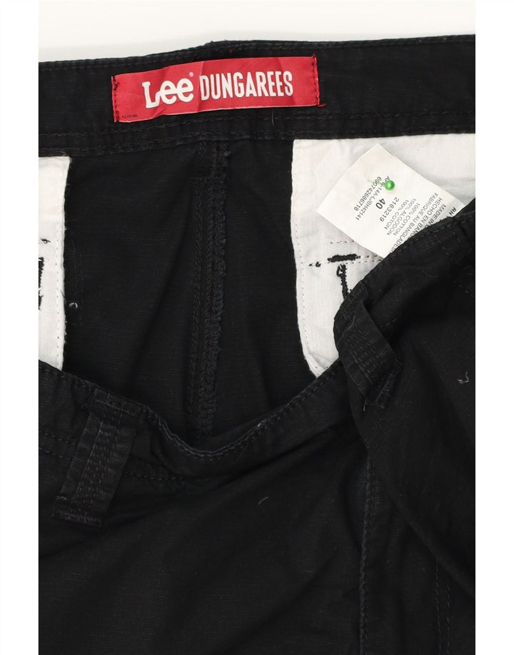 Pantaloni scurți cargo pentru bărbați Lee W40 XL, bumbac negru