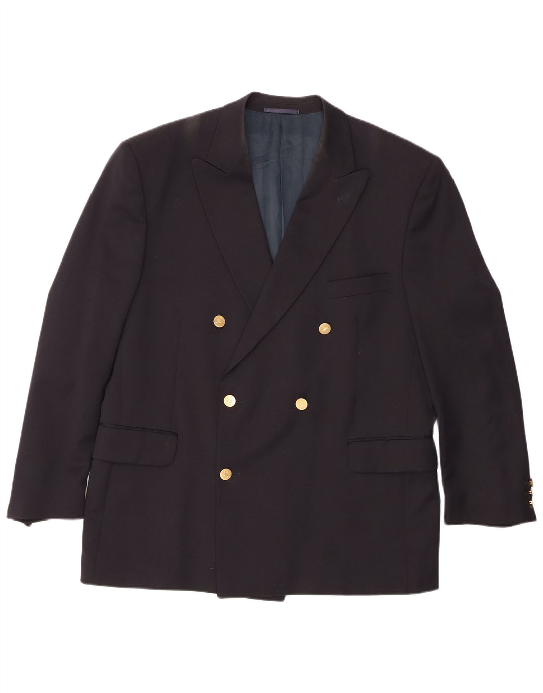 Jaeger Jaeger pentru bărbați cu două pieptări IT 54 2XL Lână bleumarin