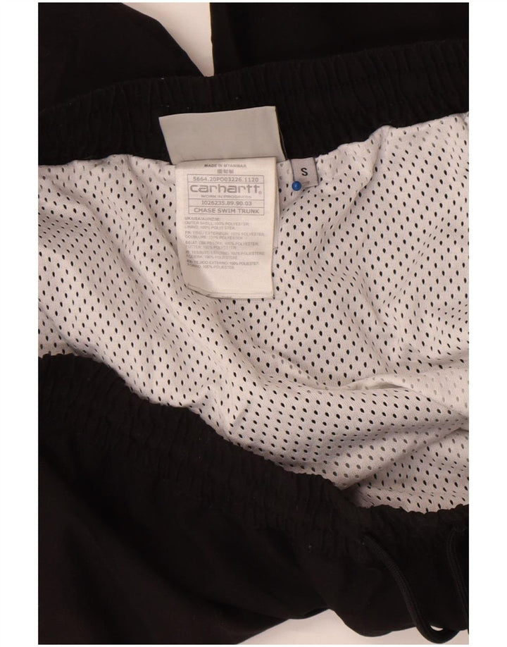 Pantaloni scurți de înot Carhartt pentru bărbați, poliester negru mic