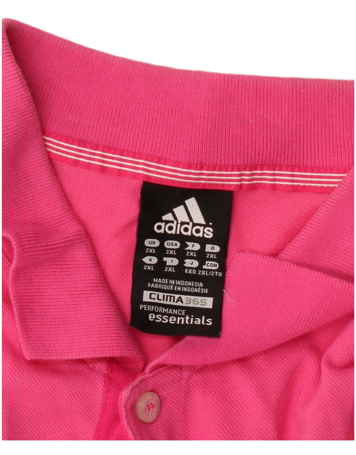 Tricou polo pentru bărbați Adidas 2XL roz
