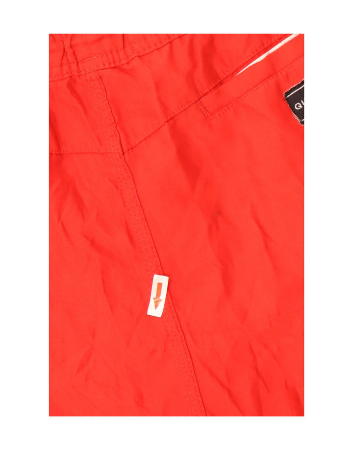 Pantaloni scurți sport Quiksilver pentru bărbați, poliester roșu mare