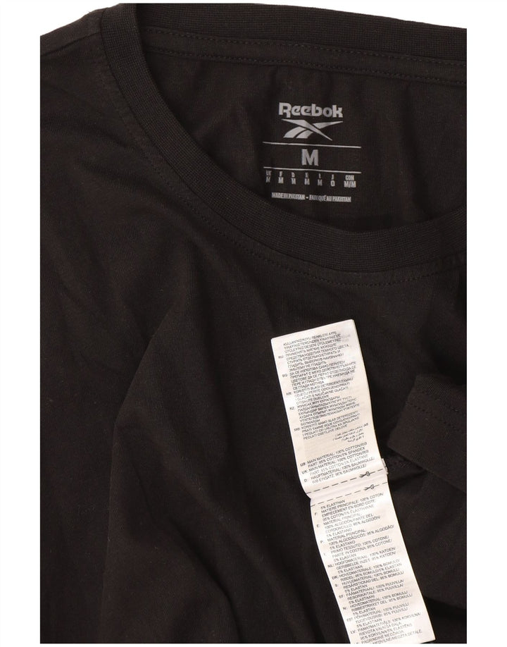 Tricou pentru bărbați Reebok Top Medium Black Bumbac