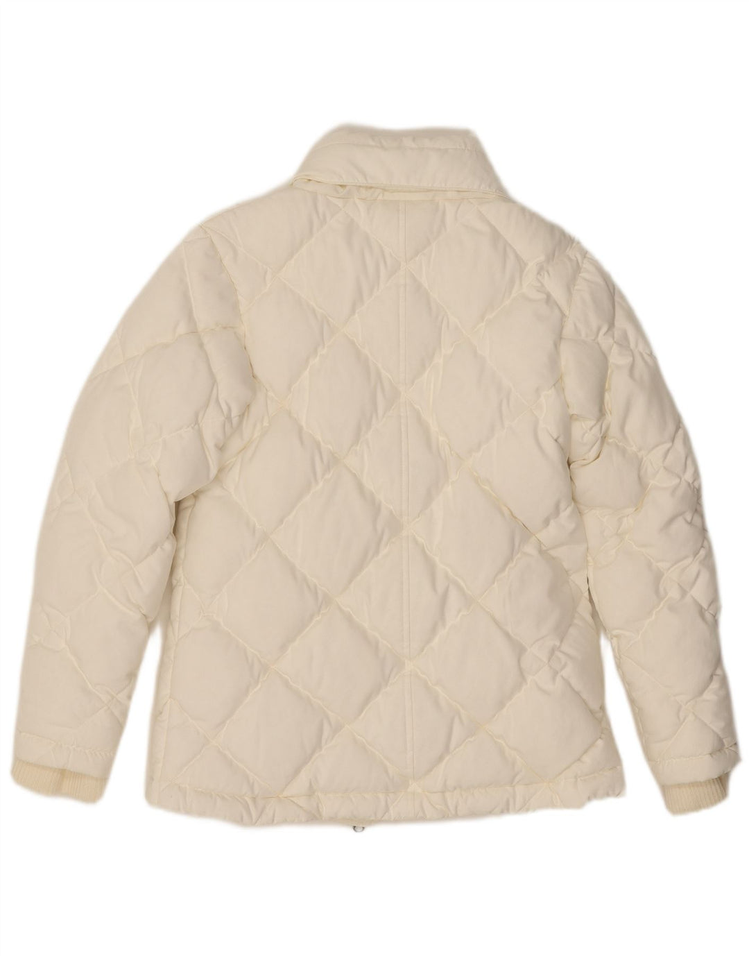 Jachetă căptușită cu glugă NIKE pentru femei UK 10/12 Poliester alb mediu