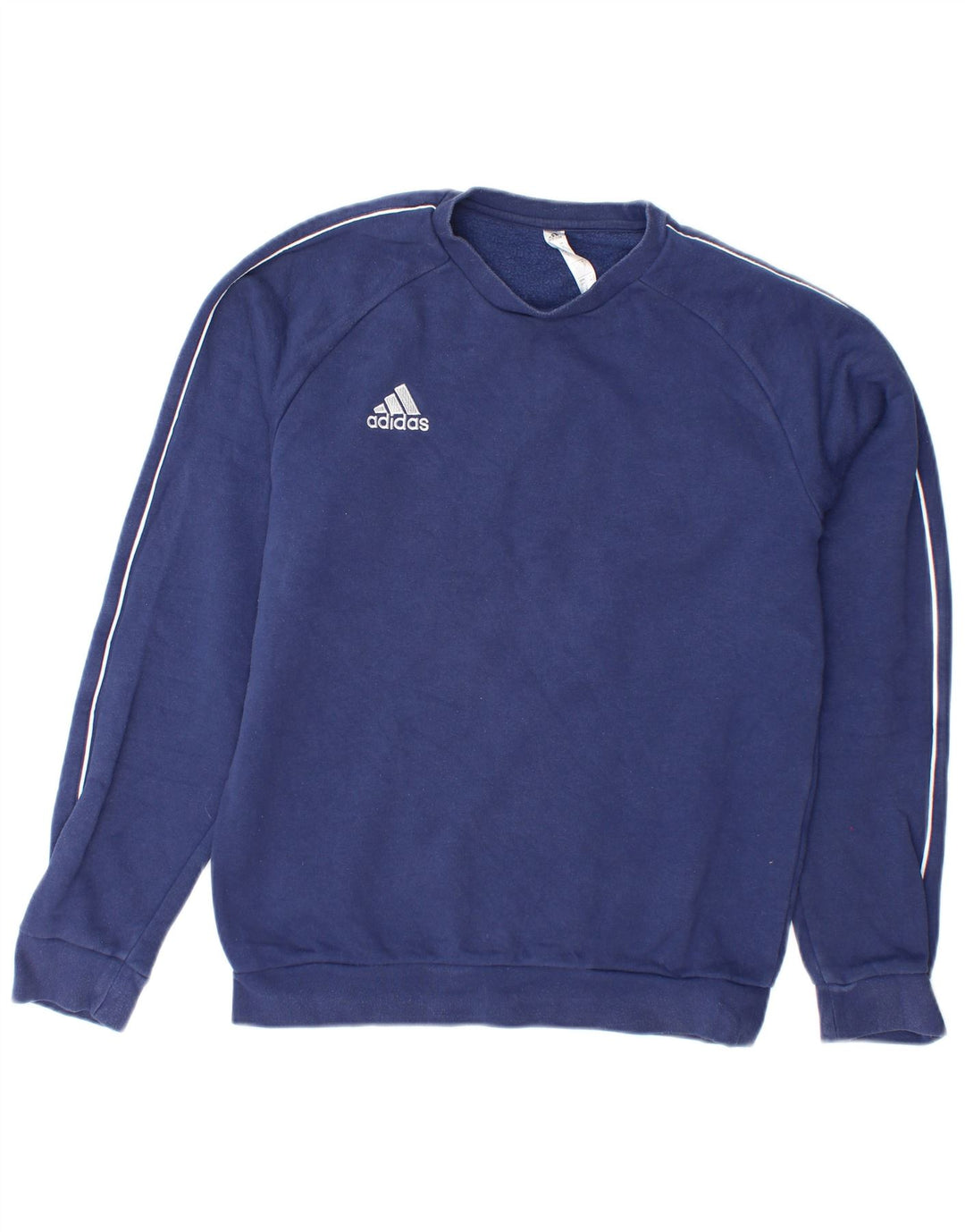 Hanorac pentru bărbați ADIDAS Pulover mic din bumbac bleumarin