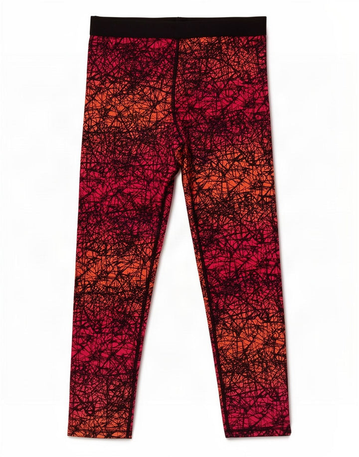 Legging Capri cu model abstract pentru femei Champion UK 16, mare, roz