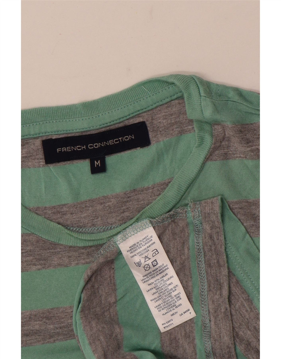 Tricou pentru bărbați French Connection Top Medium Green Viscose