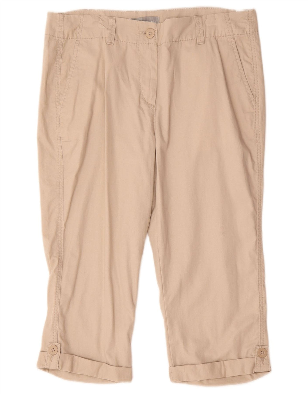 Bermude pentru femei Marks & Spencer UK 12 Medium W32 Bej Bumbac