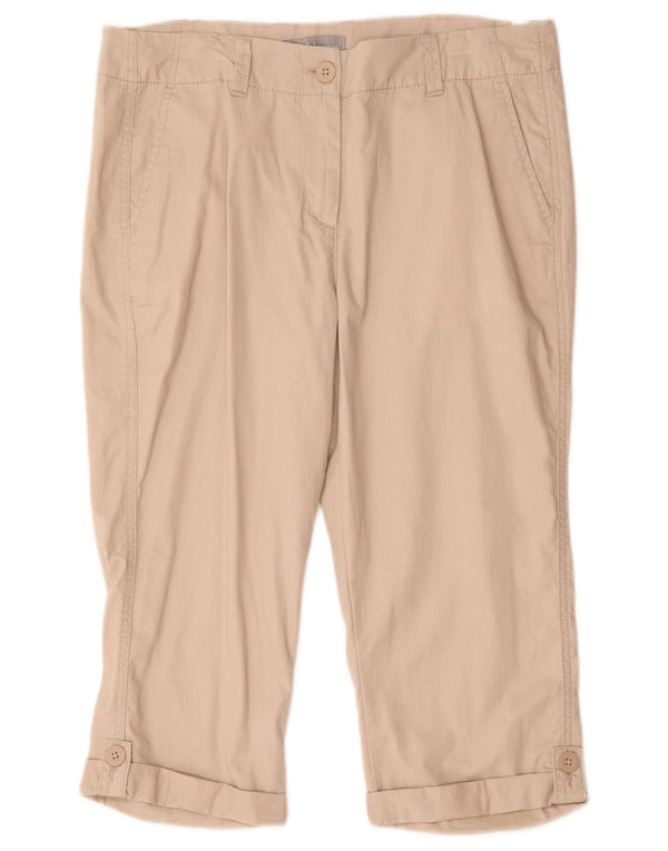 Bermude pentru femei Marks & Spencer UK 12 Medium W32 Bej Bumbac