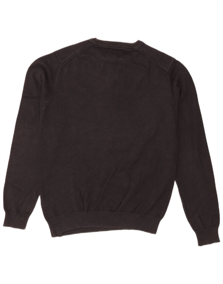 Pulover Jack & Jones pentru bărbați, cu formă regulată, cu decolteu, mediu, negru