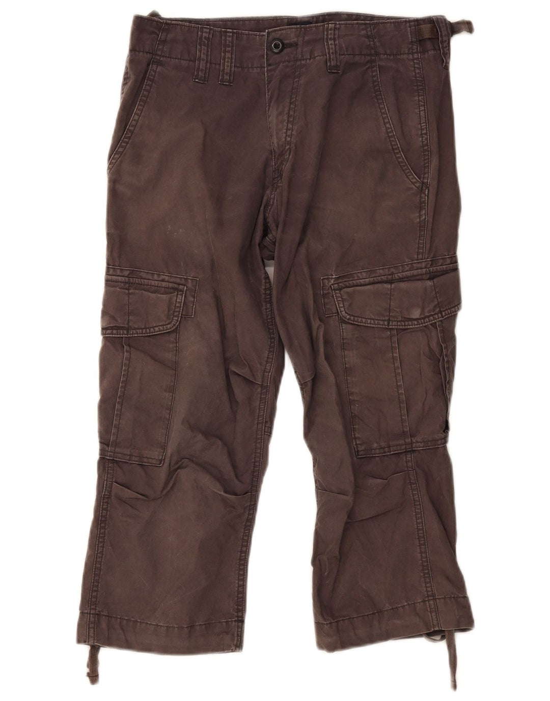 Pantaloni cargo Gap pentru bărbați Capri W30 L22 bumbac gri
