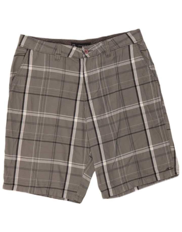 Pantaloni scurți chino pentru bărbați O'Neill W36, mare, gri, poliester în carouri