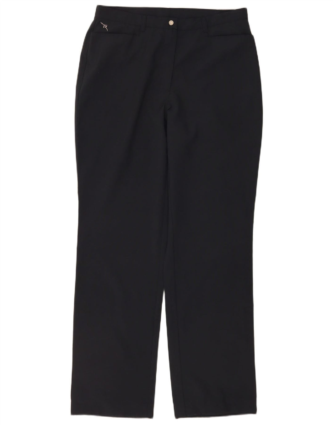 Pantaloni casual drepti pentru femei Chervo L30 L32 Poliester negru