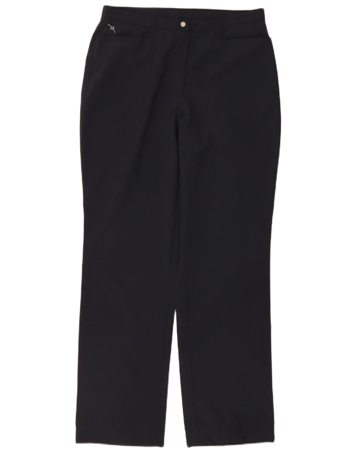 Pantaloni casual drepti pentru femei Chervo L30 L32 Poliester negru