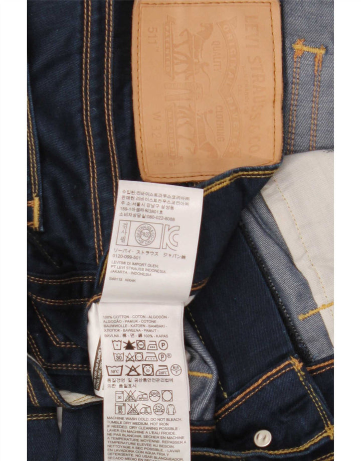Blugi Levi's 511 Slim pentru bărbați W32 L34 Bumbac bleumarin