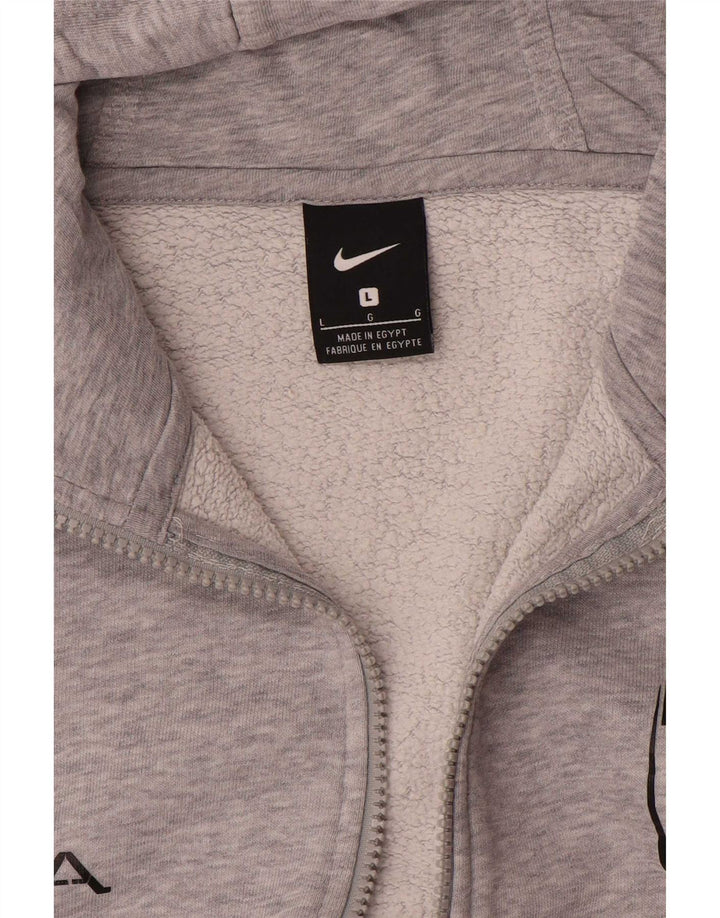 Pulover Nike Graphic Zip pentru bărbați, mare, gri, pete