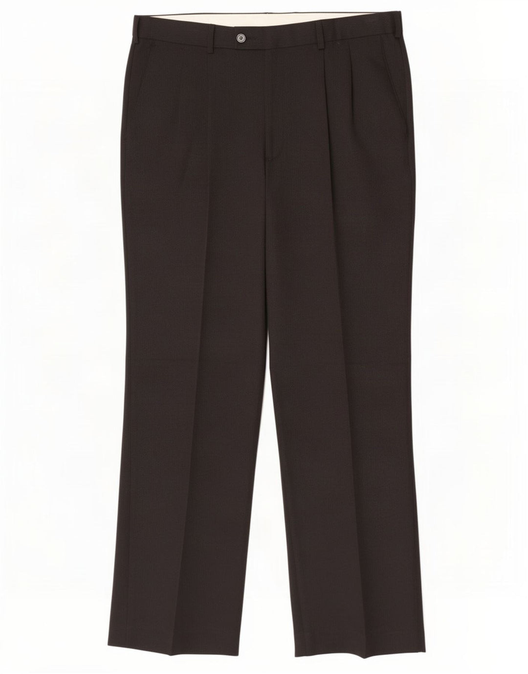 Pantaloni de costum pentru bărbați Farah L36 L30 Poliester negru