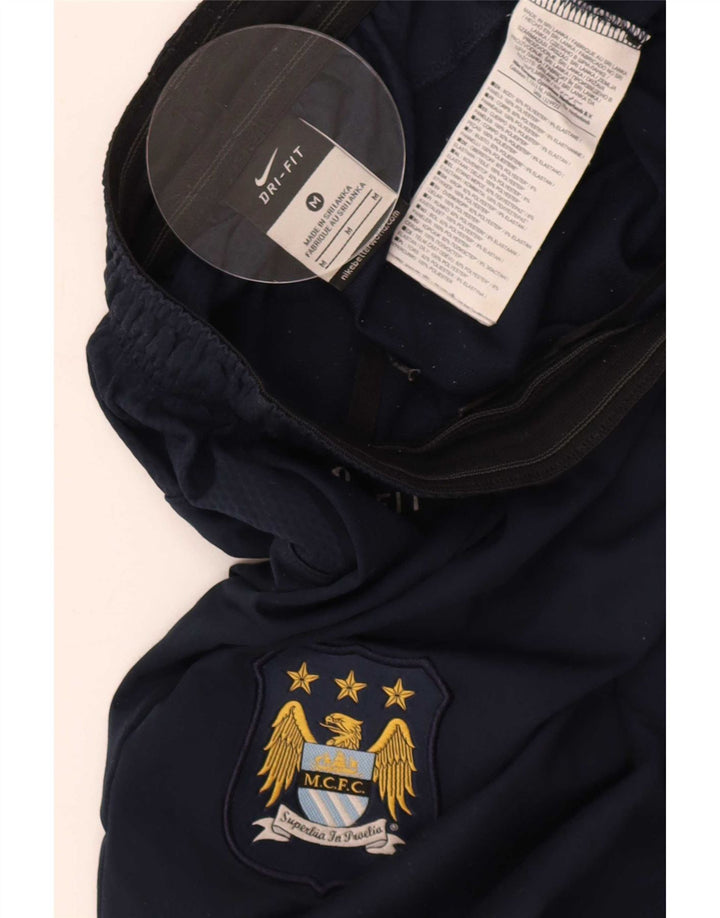 Pantaloni de trening Nike pentru bărbați Manchester City, poliester mediu albastru bleumarin