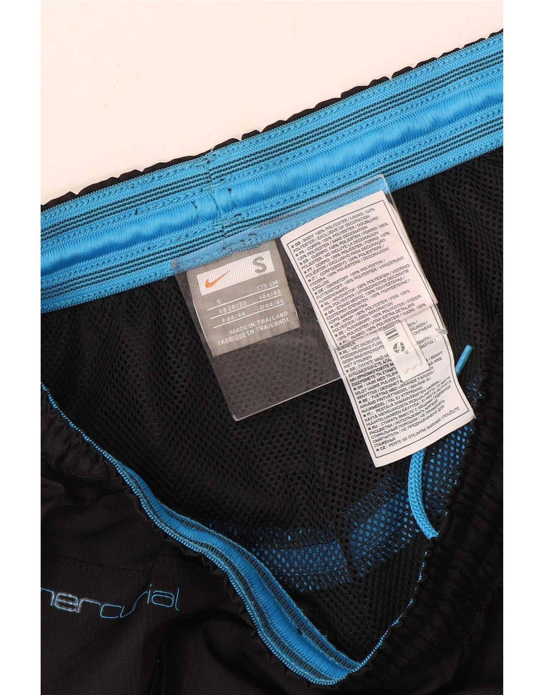 Pantaloni de trening Nike pentru bărbați, poliester negru mic