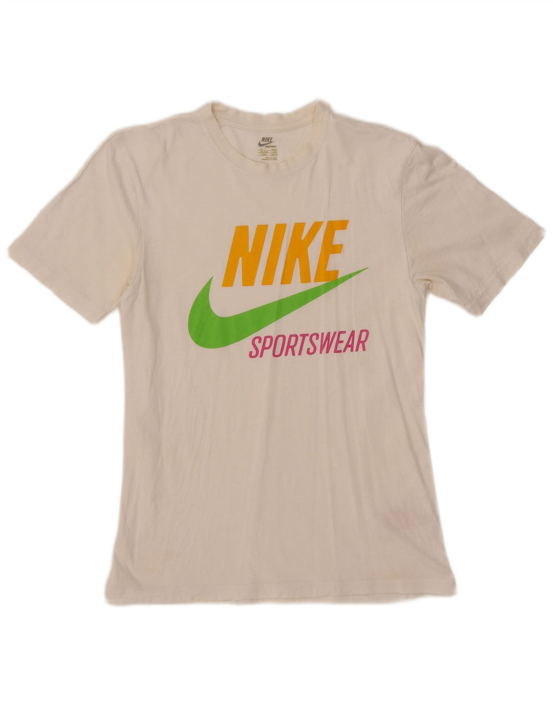Tricou grafic pentru bărbați NIKE Top UK 34/35 XS Bumbac alb