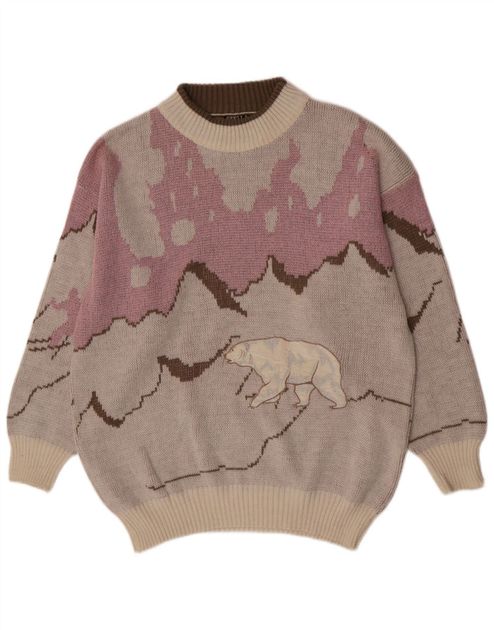 Pulover pentru femei Stella cu gât țestoasă EU 42, mare, gri, color block