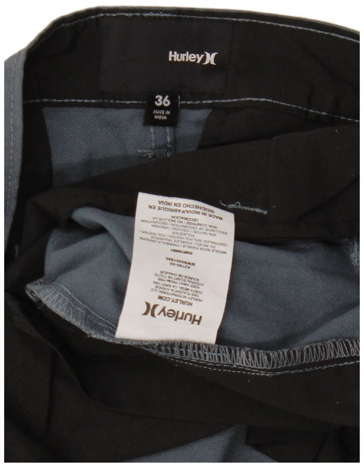 Pantaloni scurți chino pentru bărbați HURLEY W36 Large Blue Rayon