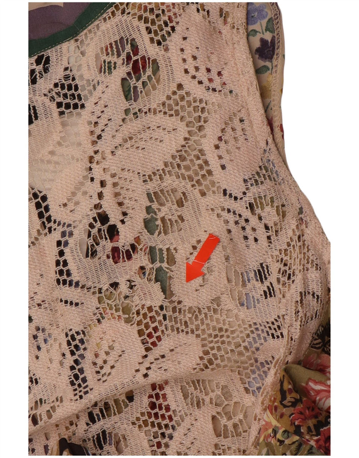 MASTRO MODA Rochie cămașă pentru femei UK 12 Medium Multicolor Floral