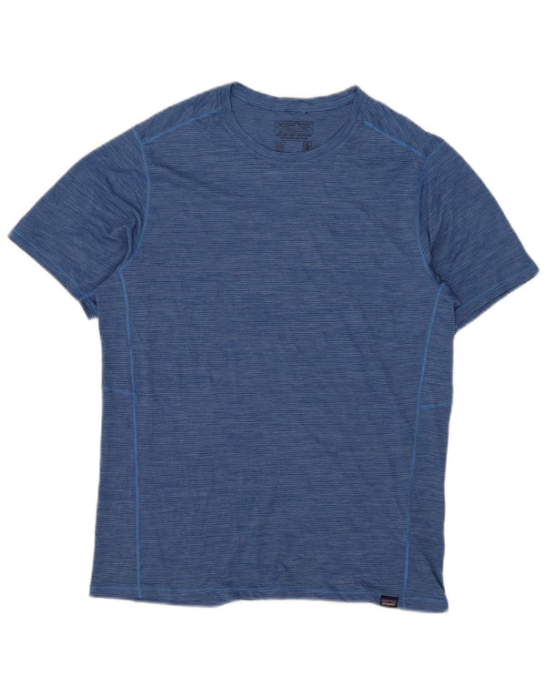 Tricou pentru bărbați Patagonia Top Medium Blue Pinstripe Poliester