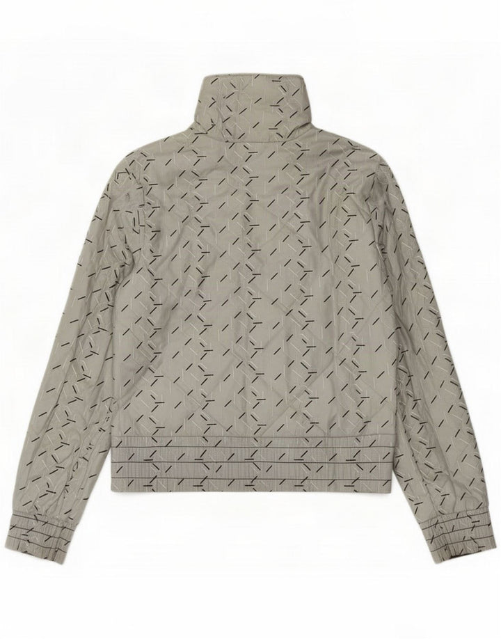 Jachetă reversibilă Nike pentru femei UK 8/10 Small Gri Geometric Nylon