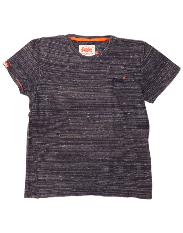 SUPERDRY Tricou pentru femei Top UK 16 mare, albastru marin, bumbac cu pete