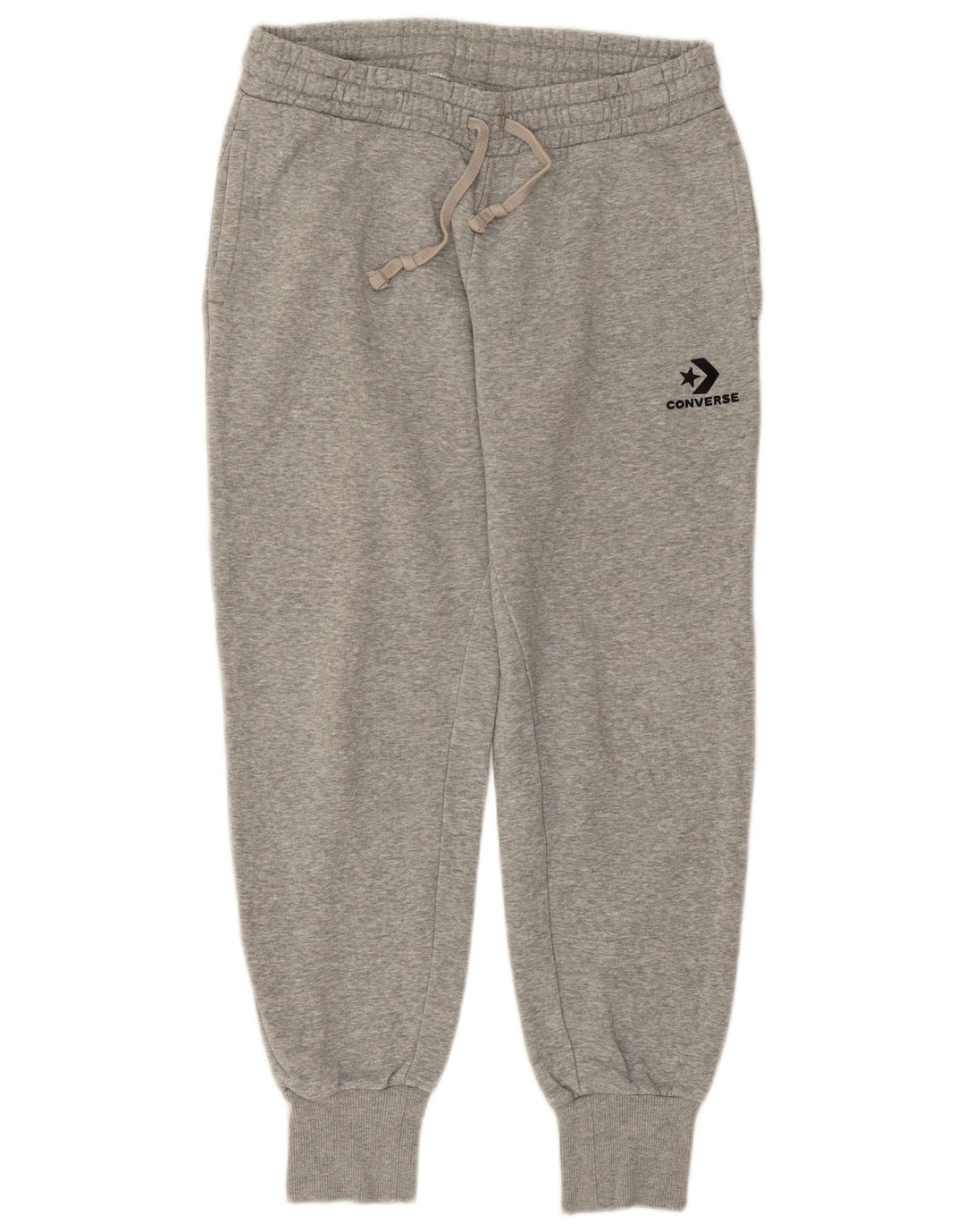 CONVERSE Pantaloni de trening pentru femei Joggeri UK 14 Bumbac gri mediu