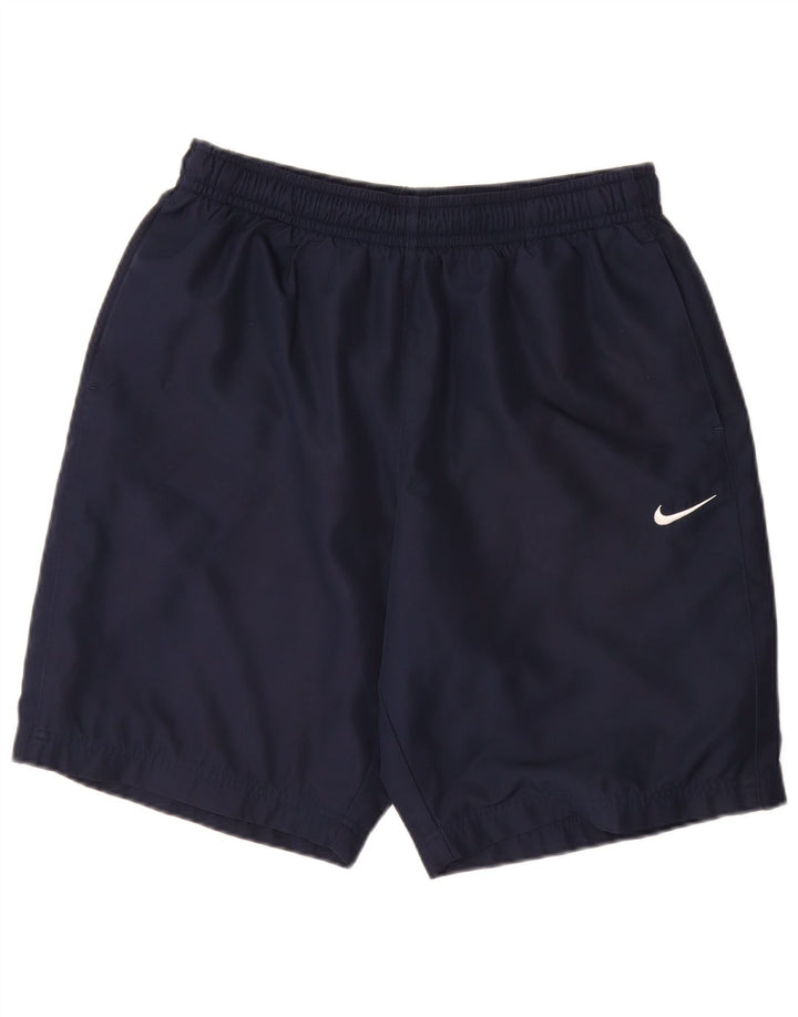 Pantaloni scurți sport NIKE pentru bărbați, mari, albastru, poliester