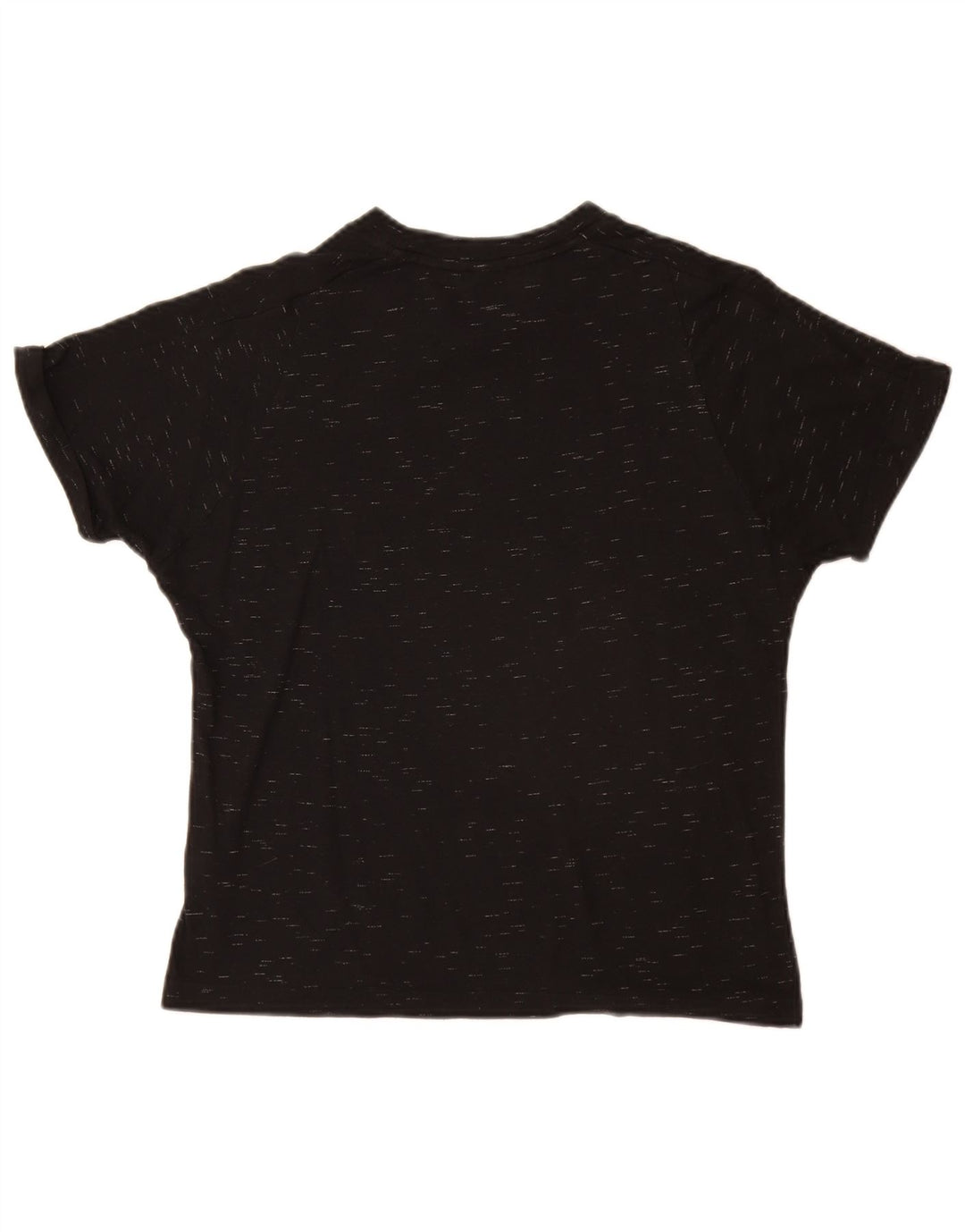 Tricou grafic Adidas pentru femei Top UK 12 Medium Black Flecked