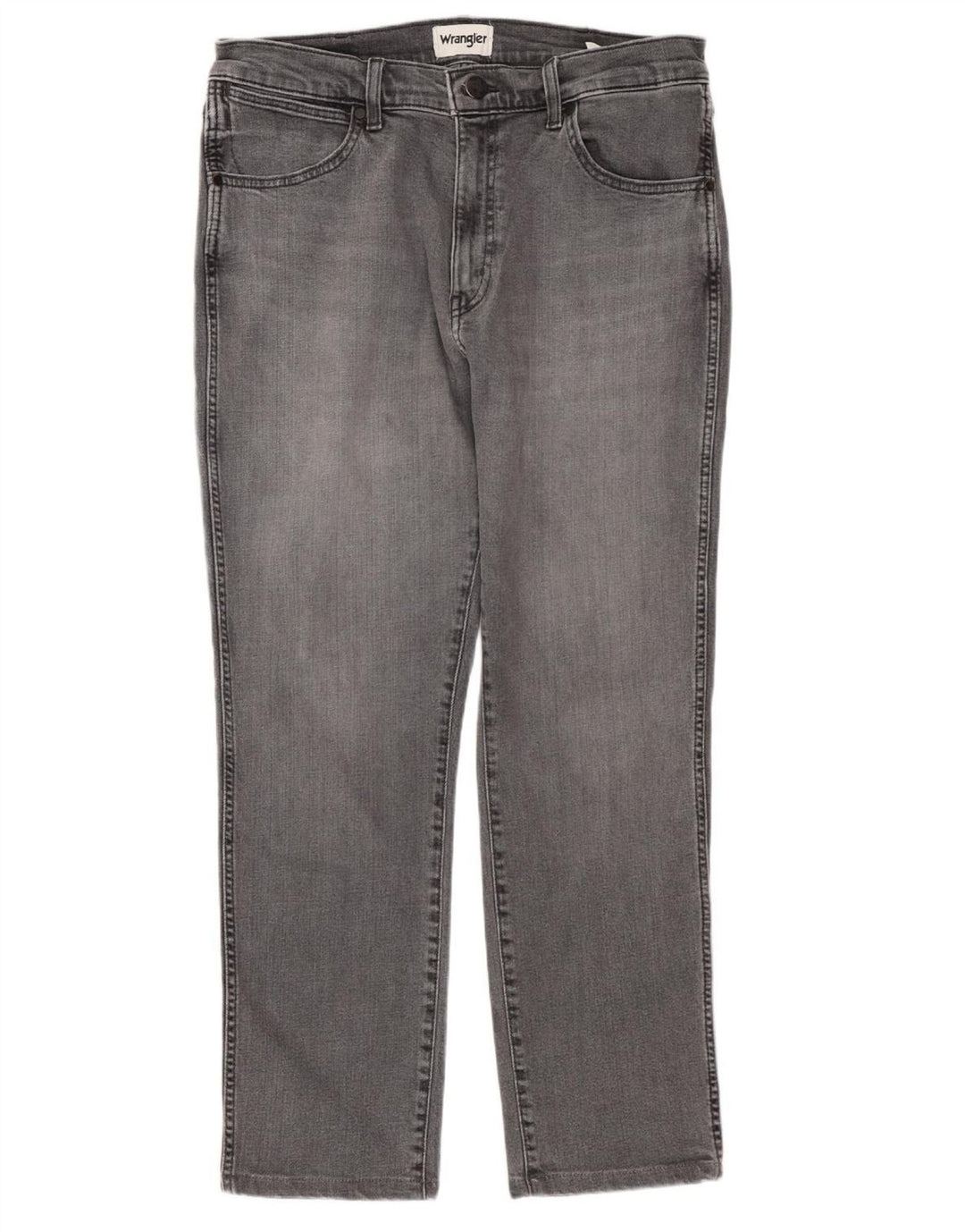 WRANGLER Blugi Larston Slim pentru bărbați W33 L27 bumbac gri