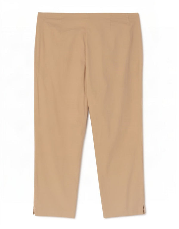 Pantaloni Capri pentru femei Marks & Spencer UK 14 Large W32 L21 Bej Bumbac