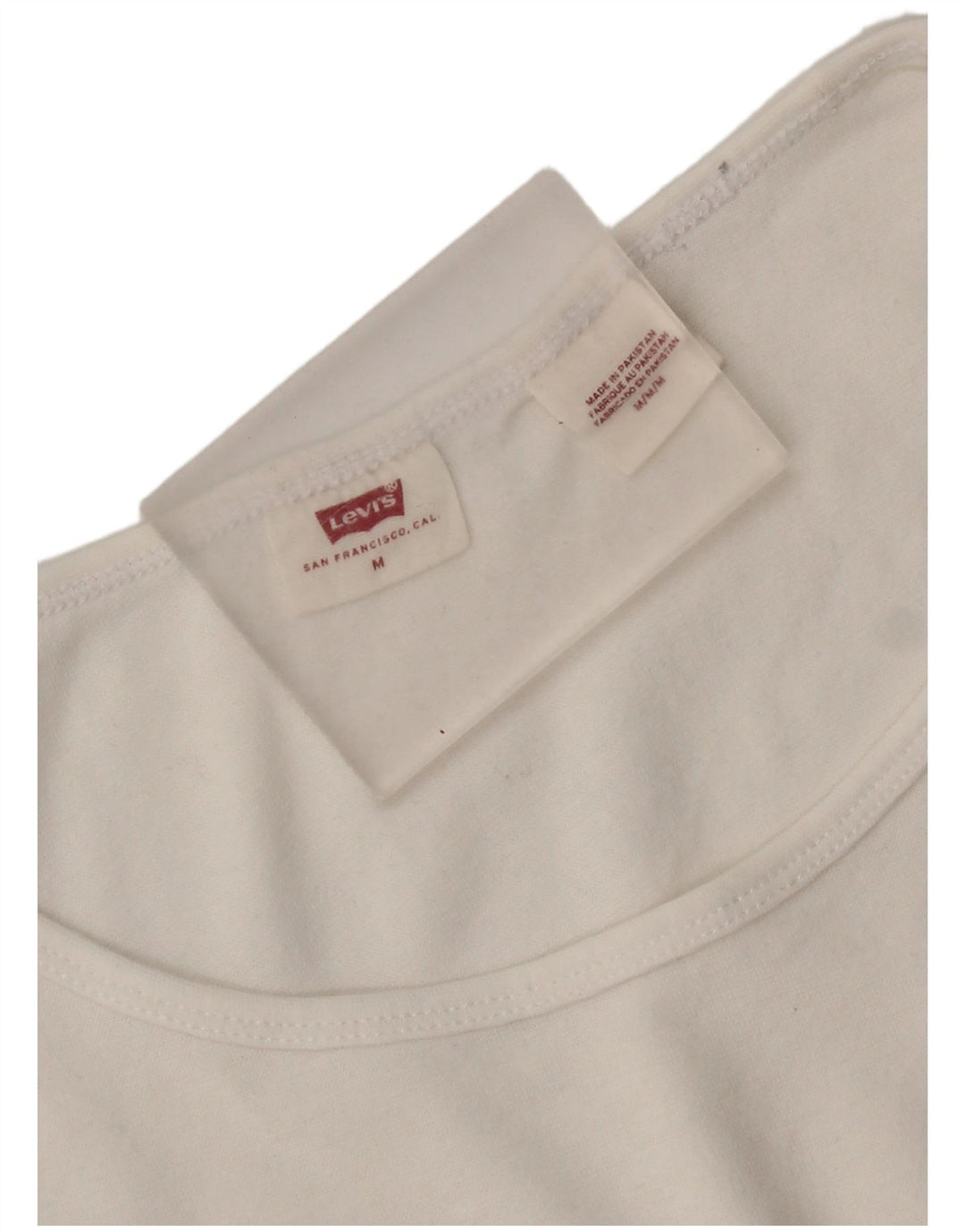 Tricou Crop Levi's pentru femei Top UK 12 Medium White