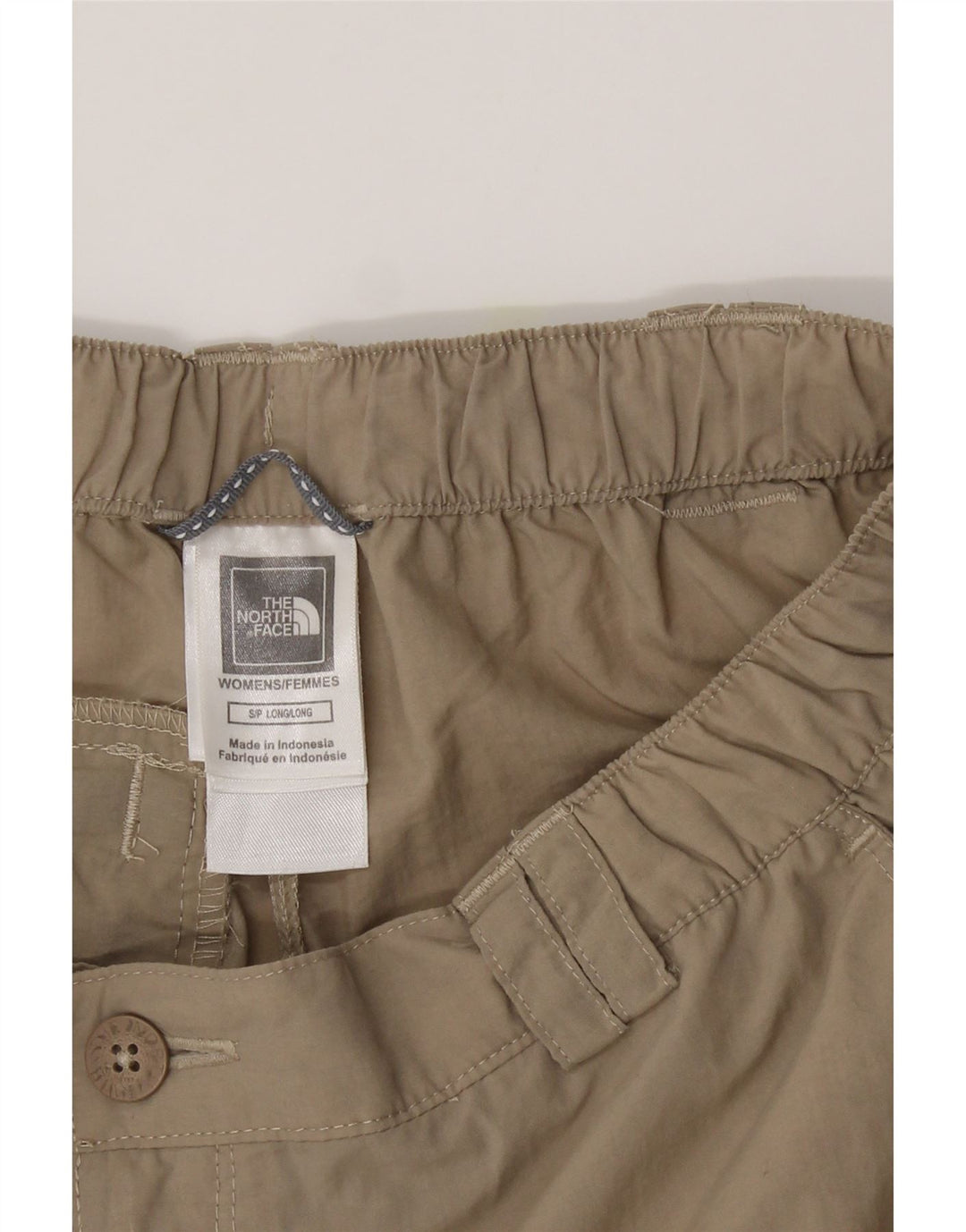 THE NORTH FACE Womens Long Cargo Shorts Small W26 Beige Nylon Vintage The North Face and Second-Hand The North Face from Messina Hembry 