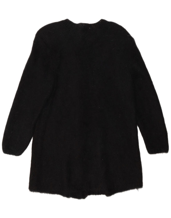Pulover Vintage cardigan cu paragate pentru femei UK 16 Large Black