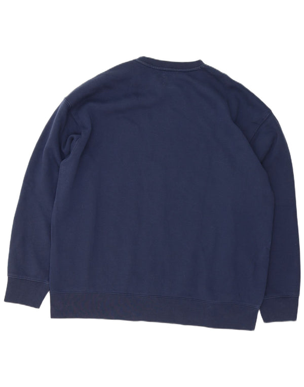 Hanorac relaxat pentru bărbați Levi's Pulover XL bumbac bleumarin