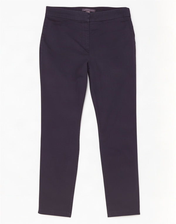 Marks & Spencer Pantaloni slim casual pentru femei UK 10 Small W28 L27 Bleumarin