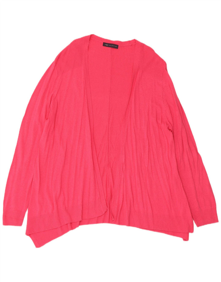 Pulover cardigan deschis pentru femei Marks & Spencer UK 14 mare roz