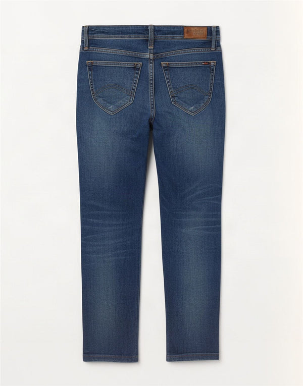 Blugi slim pentru femei Tommy Hilfiger W28 L28 bumbac albastru