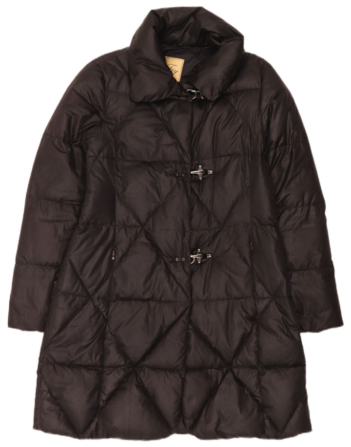 Fay Womens Padded Coat UK 16 Large Black Polyester