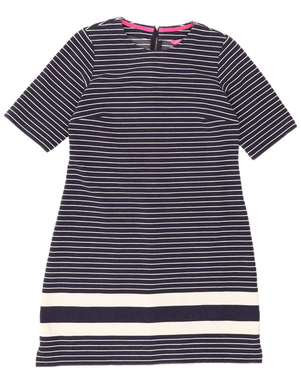 Rochie tricou pentru femei Joules UK 12 Medium Bleumarin cu dungi Nautical