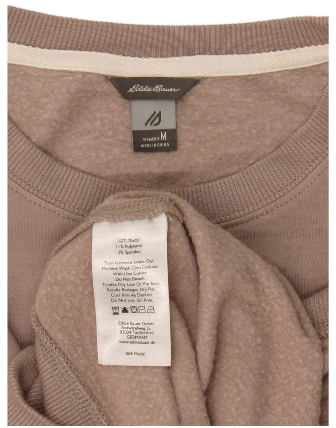 Hanorac pentru femei Eddie Bauer Pulover UK 14 Maro Mediu Modal