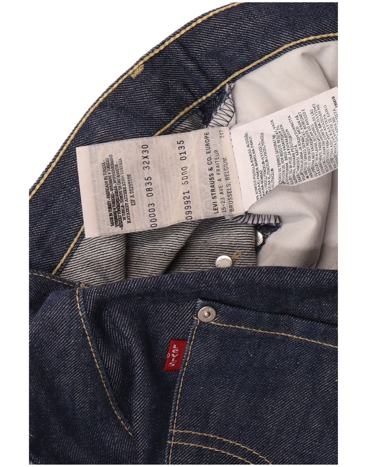 Blugi drepti pentru bărbați LEVI'S 501 W32 L30 Blue Cotton Classic