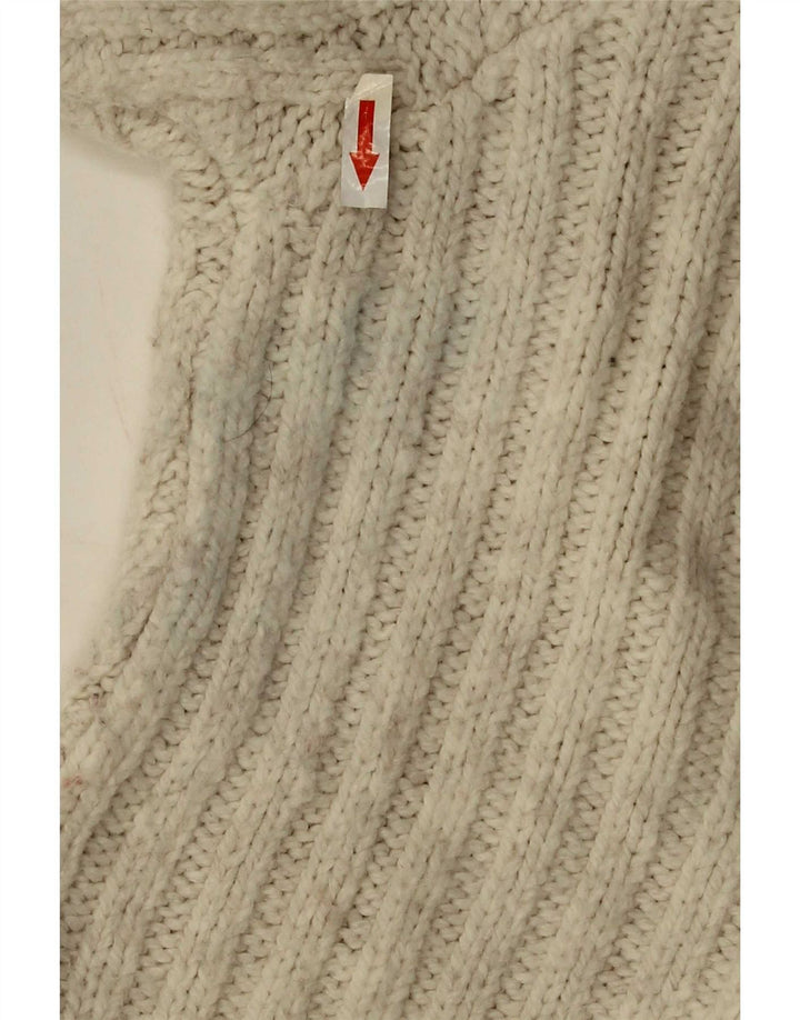 Pulover cardigan supradimensionat pentru femei Marks & Spencer UK 10 Mic Bej Acrilic