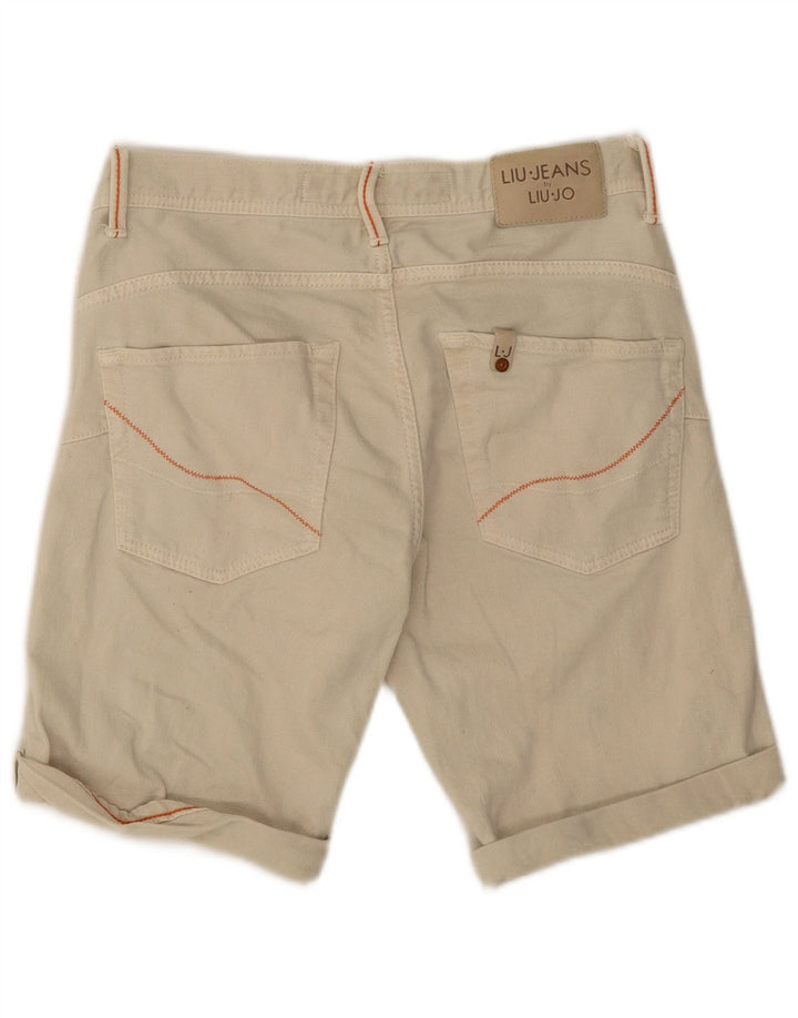 Liu Jo Pantaloni scurți obișnuiți pentru bărbați W31, bumbac, bej mediu