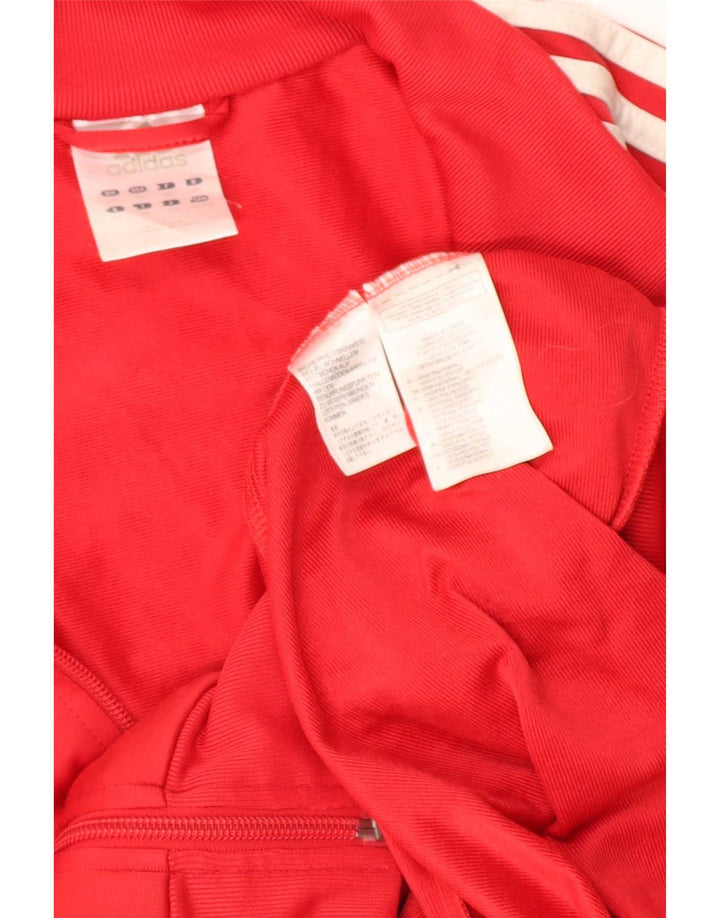 Jachetă pentru trening Adidas pentru bărbați, poliester roșu 2XL