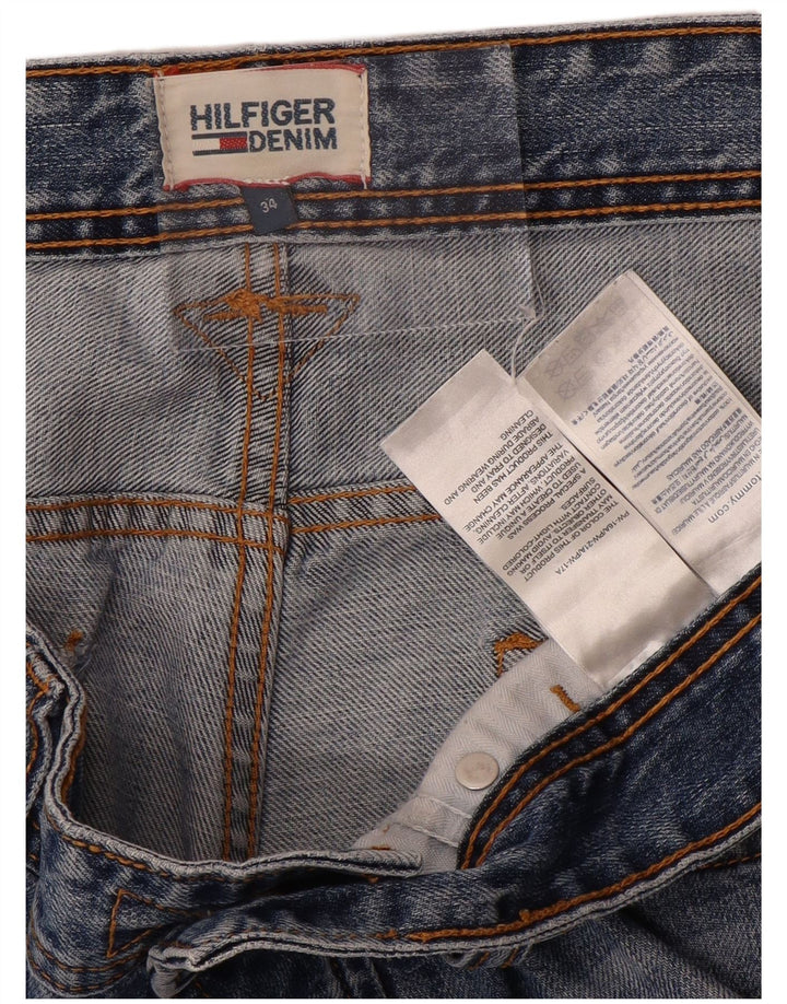 TOMMY HILFIGER Pantaloni scurți din denim pentru bărbați W34 Bumbac albastru mare