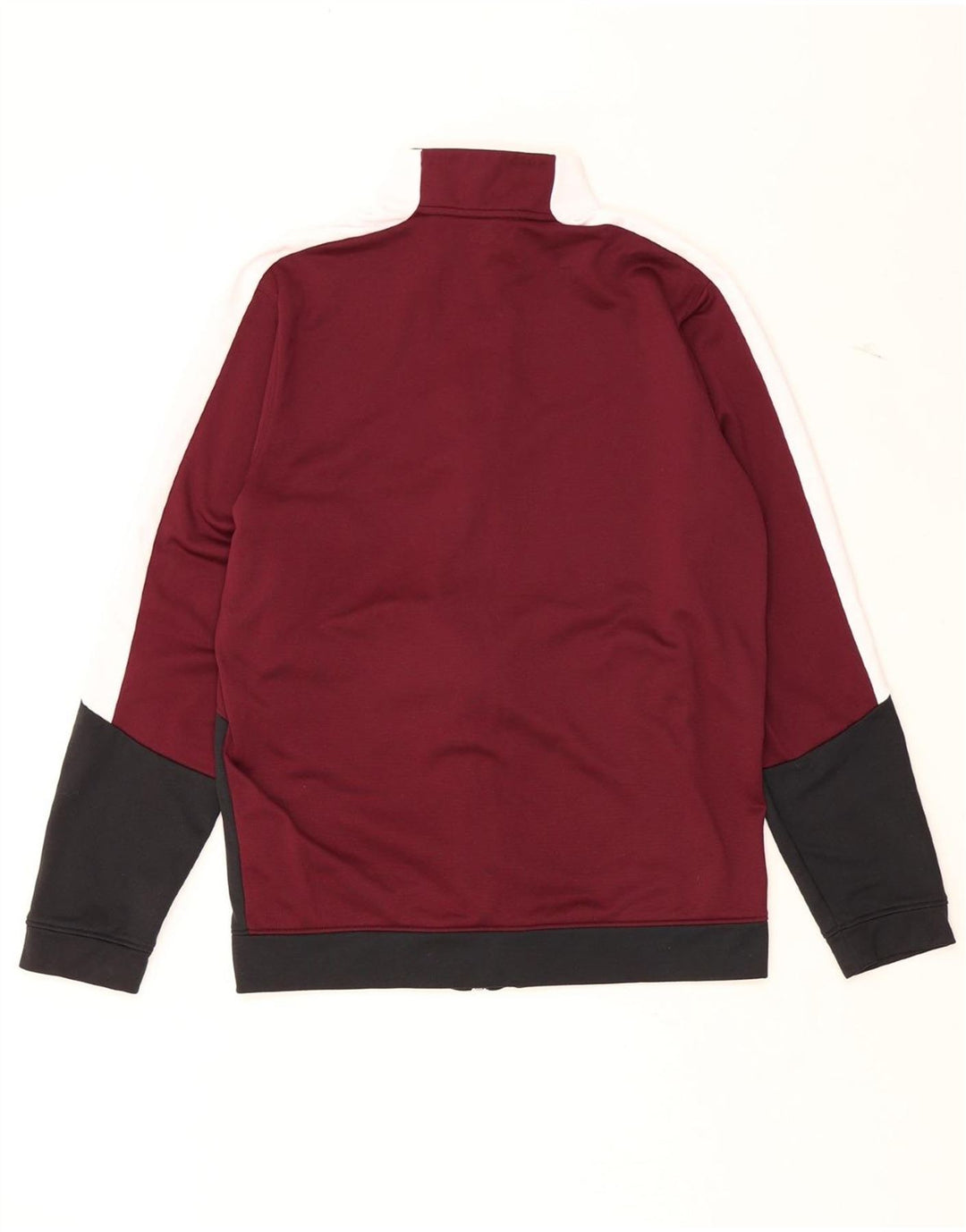 UNDER ARMOUR Mens Tracksuit Top Jacket Small Burgundy Colourblock Vintage Under Armour and Second-Hand Under Armour from Messina Hembry 